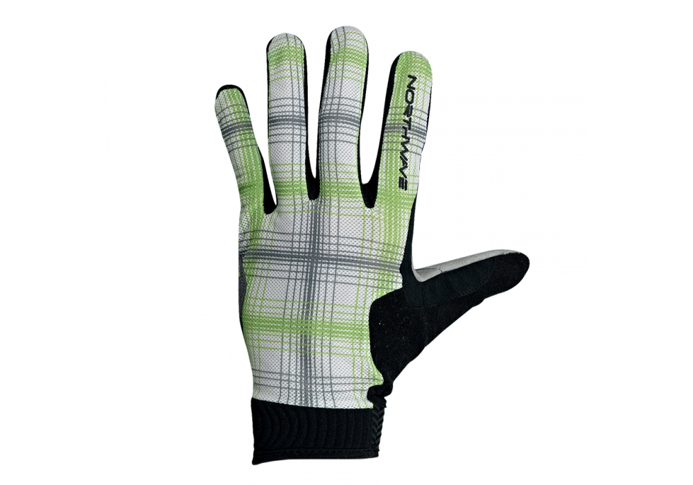 Велоперчатки NORTHWAVE C89122009 CHEQUERED GREEN XXL